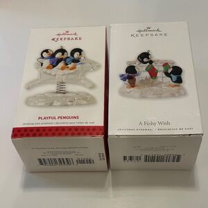 Hallmark Keepsake Penguins ornaments 2